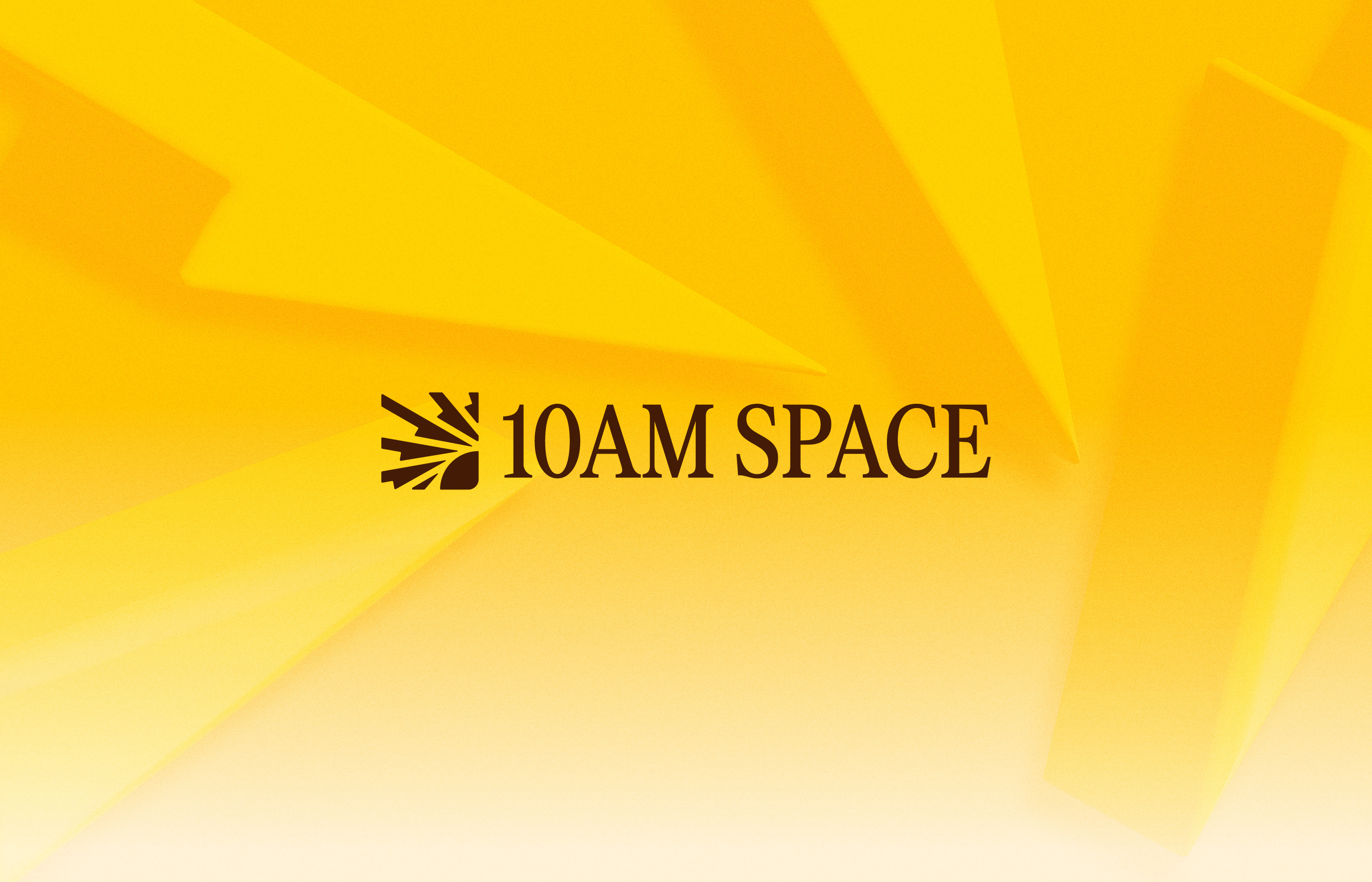 10am Space: Brand Showcase application brand brand application branding design graphic design identity logo logo design mockup serif showcase typography