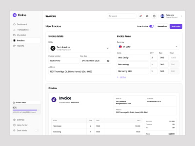 Fineline - Finance Dashboard Design analytics business clean dashboard data design digital figma finance financial market marketing modern statistics technology ui uiux unpixel ux website