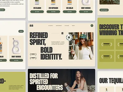 818 Website Redesign landing page shop website ui ui design uiux web design website redesign website ui