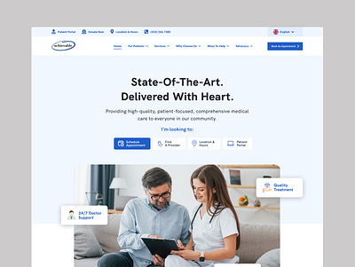 Healthcare Services Landing Page cleanui creative website figmadesign healthcarewebsite homepage design landingpage medical website modernwebsite seniorcare service landing page service website uidesign uxdesign web design webdesign website design website ui wellnessdesign