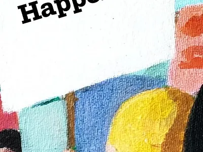 Happening, a new painting 10.09.25 branding graphic design graphics illustration impressionism logo painting video