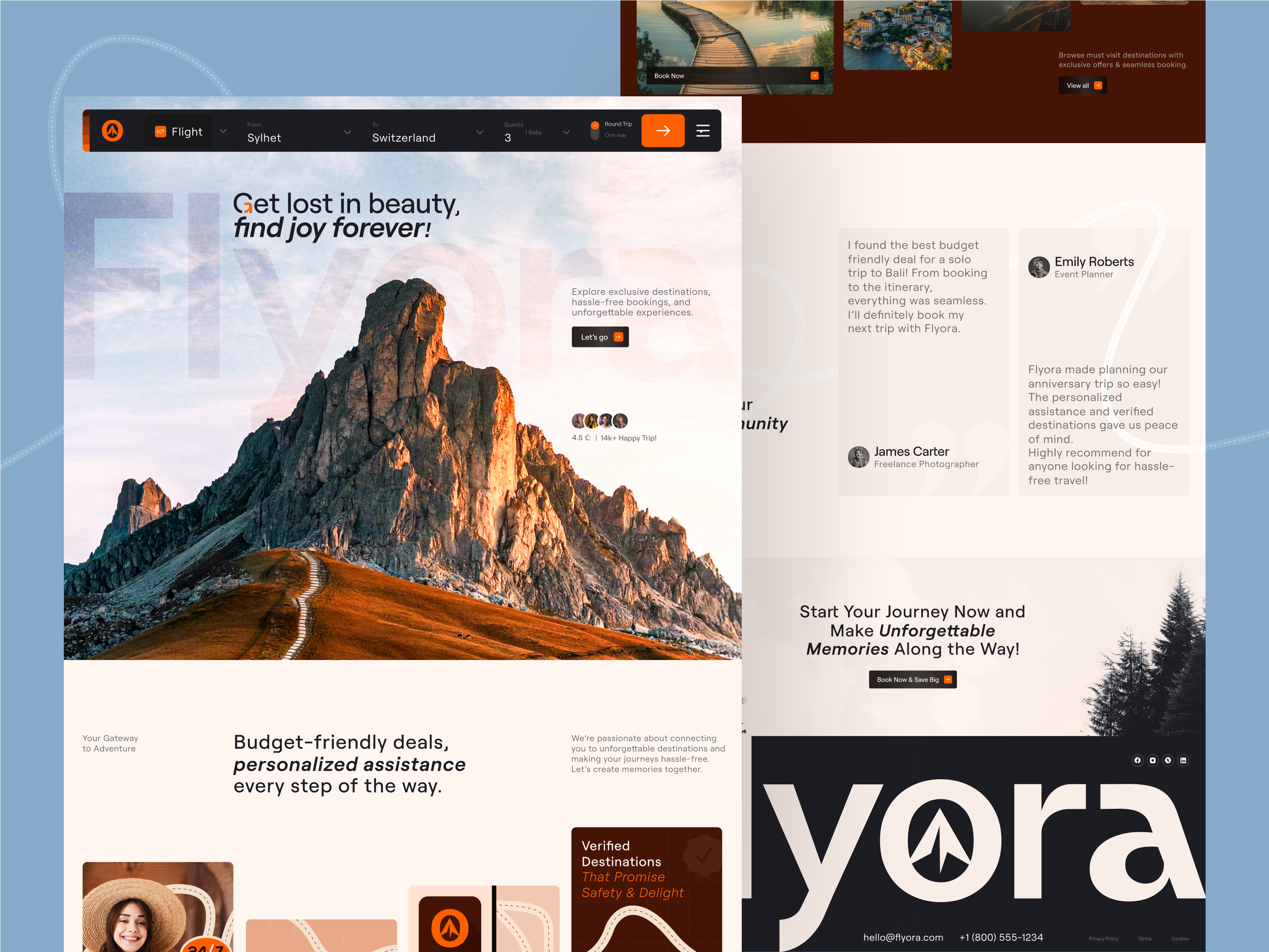 Example of Responsive Landing Page Design