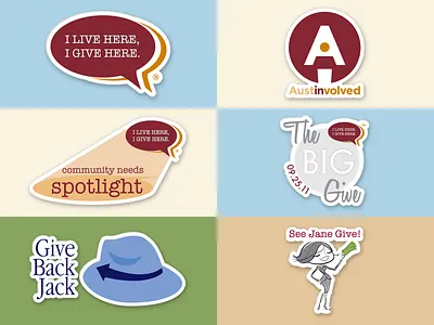 I Live Here, I Give Here Brand Logos branding design graphic design identity illustration logo logo design vector
