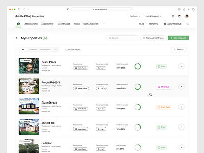 Real Estate - Home Rent Properties - SaaS clean dashboard dashboard dashboard realesate home rent home rent dashboard home rental minimal dashboard real estate realesate dashboard rent dashboard saas real estate ui uiux ux