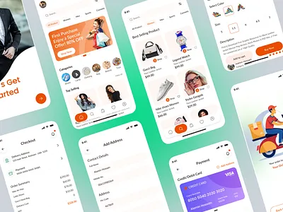 Shoping Mobile App app app design design e shop ecommerce ecommerce app ecommerce app design mobile app online store shop shoping shopping cart