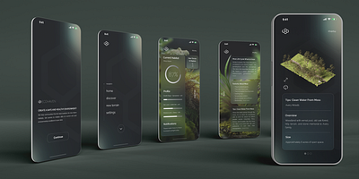 Case Study:ECOHAVEN 3d adobe app branding design figma graphic design interface logo ui user experience user interface ux uxui vector