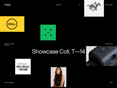 Showcase 14 Jitter Template branding design graphic design jitter motion template