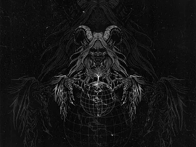 MOTHER EARTH.... Art available for sale. angel anime black branding darkart design earth green peace illustration mother symbol