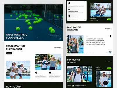 PADGROW - Padel Landing Page community landing page padel club padel club landing page padel club website padel coaching padel community padel community landing page padel landing page padel website sport sport club