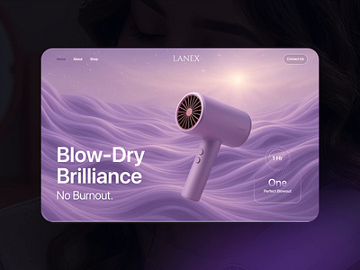 Lanex 3d animation clean design gsap landing scroll animation smoothscroll ui uiux web webdesign webflow