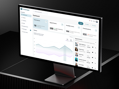 Vitastream Health Dashboard: Empowering Seamless Healthcare Mana appdesign dashboarddesign datavisualization figmadesign healthapp healthcareinnovation healthtech interactiondesign patientmanagement portfolio productdesign responsivedesign telemedicine uiux visualdesign