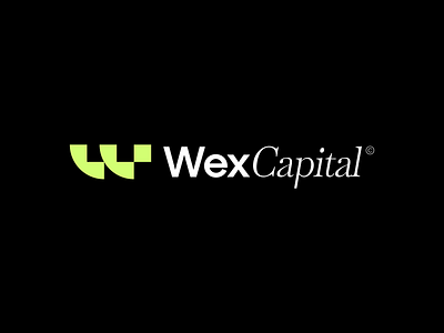 Wex Capital Logo brand identity branding finance logo logo design logo designer mark modern monogram typography