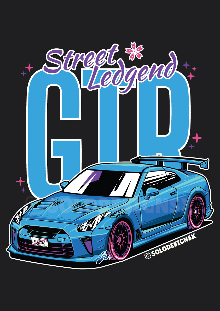 Nissan GTR Illustration 35gtr godzilla gtr nissan nissan skyline nissanskylinegtr35 r34gtr skyline gtr