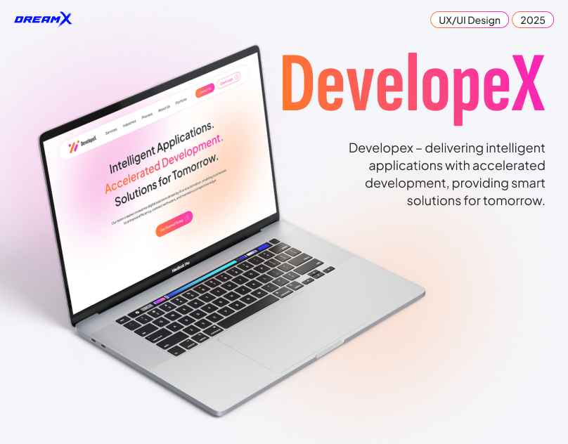 Development Company Platform – Developex corporate website redesign design dreamx ui ui design ux ux design