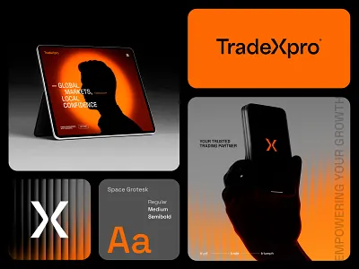 Logo & Branding System ✸ Financial Platform branding corporate design system digital identity fintech identity illustration logo logo design minimalist modern trading platform typography ux visual identity