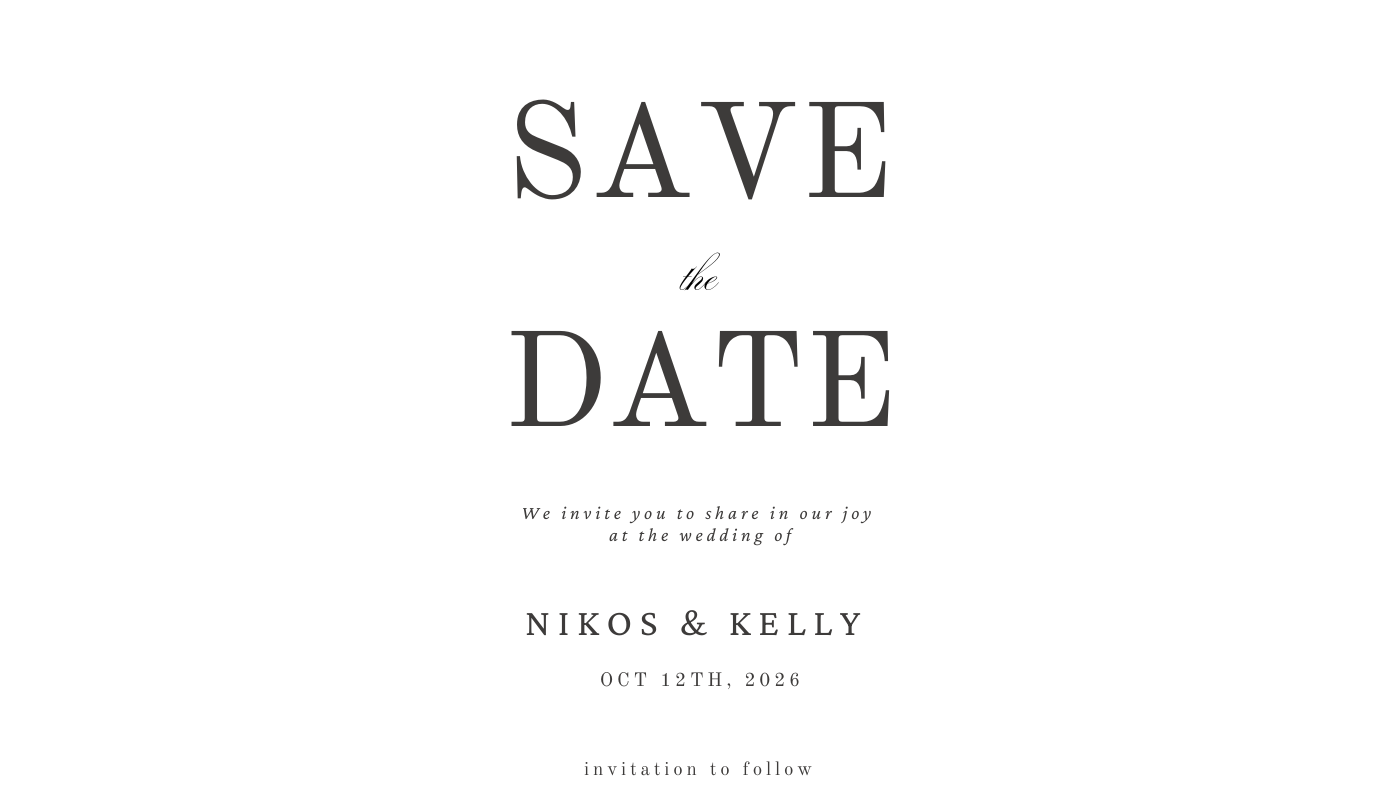 Example of Dark Luxury Typography Concept