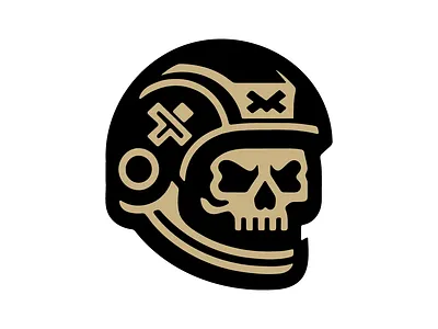 SKULL HELMET branding design graphic design helmet logo rider skull vector