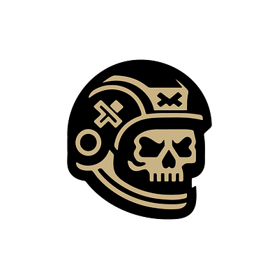 SKULL HELMET branding design graphic design helmet logo rider skull vector