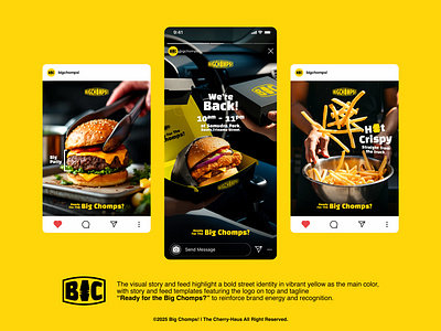 BIG CHOMPS! Social Media Showcase. app branding design graphic design logo social media typography ui ux