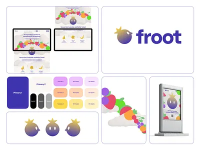 Froot Direction 3 3d abstract behance blender branding branding and identity clean design dribbble figma graphic design identity illustration logo logo design minimal modern web design web3 website