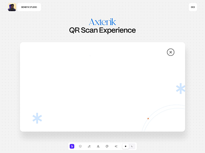 Axterik — QR Scan Animation