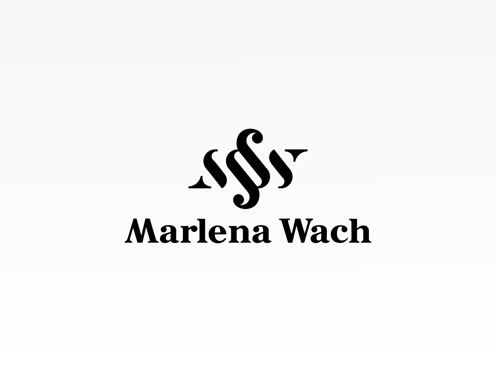 Marlena Wach Lawyer branding brandits corporate justice lawoffice lawpractice lawyer legal legalservices logo luxury minimal monogram notary paragraph type typography