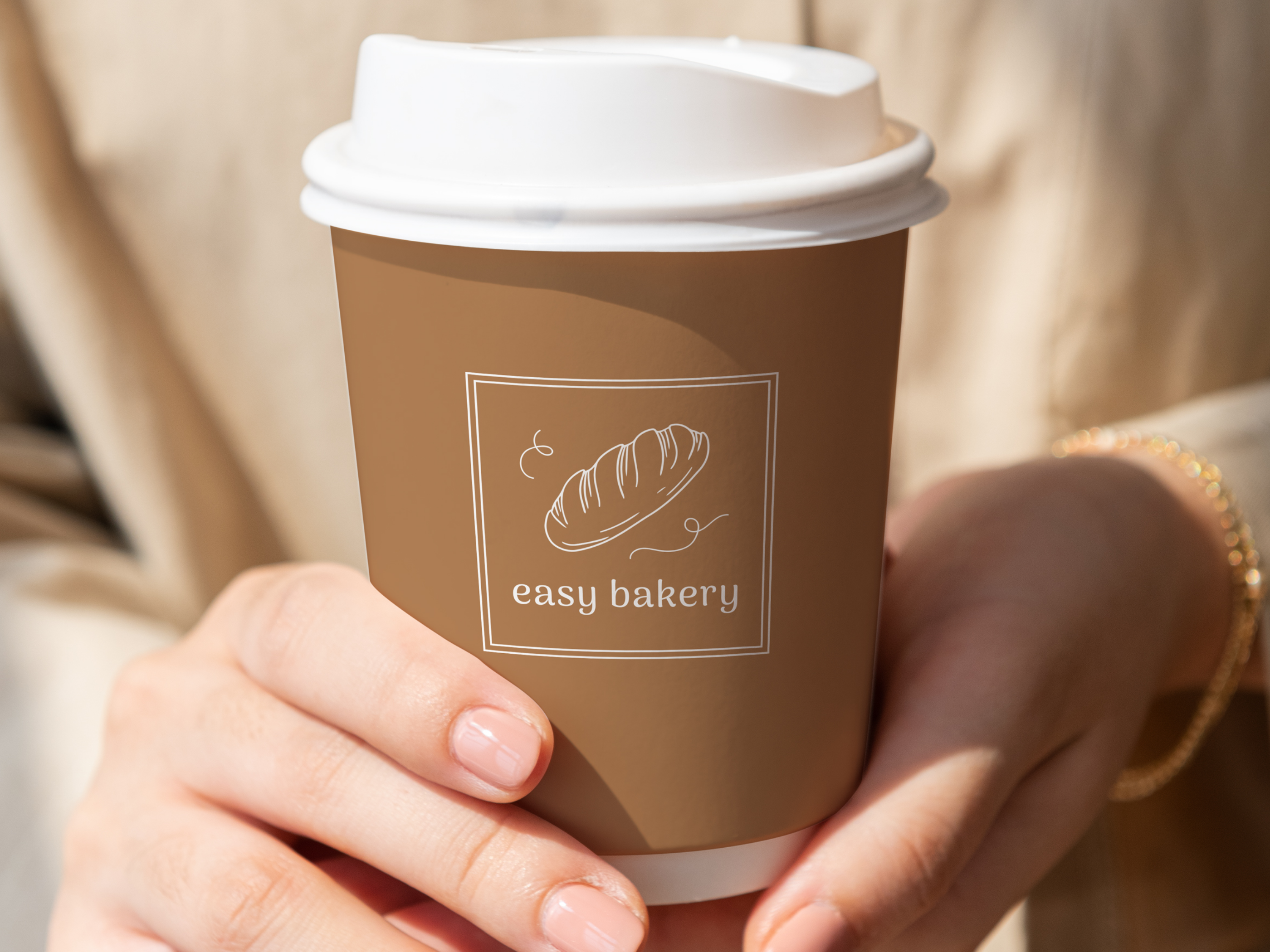 Easy bakery. Logo and branding identity bakery branding branding identity design digital illustration graphic design identity illustration logo logo bakery logo design