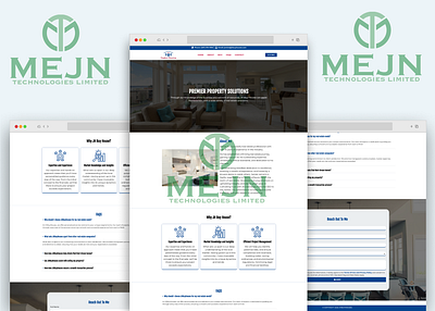 Real Estate Website UI & UX Design 3d animation branding graphic design logo motion graphics ui