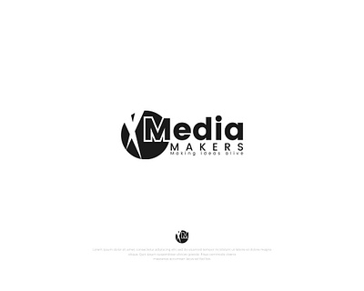Media Makers Logo agency applogo brand design brandidentity branding cinema clean film film production icon logo logodesign media minimal modern movie production solid color