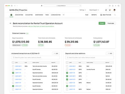 Real Estate - Home Rent Rental Trust Operation Account - SaaS crm dashboard dashboard saas design dashboard design ui finance home rent info minimal real estate real estate bank rental saas saas trust bank ui uiux ux