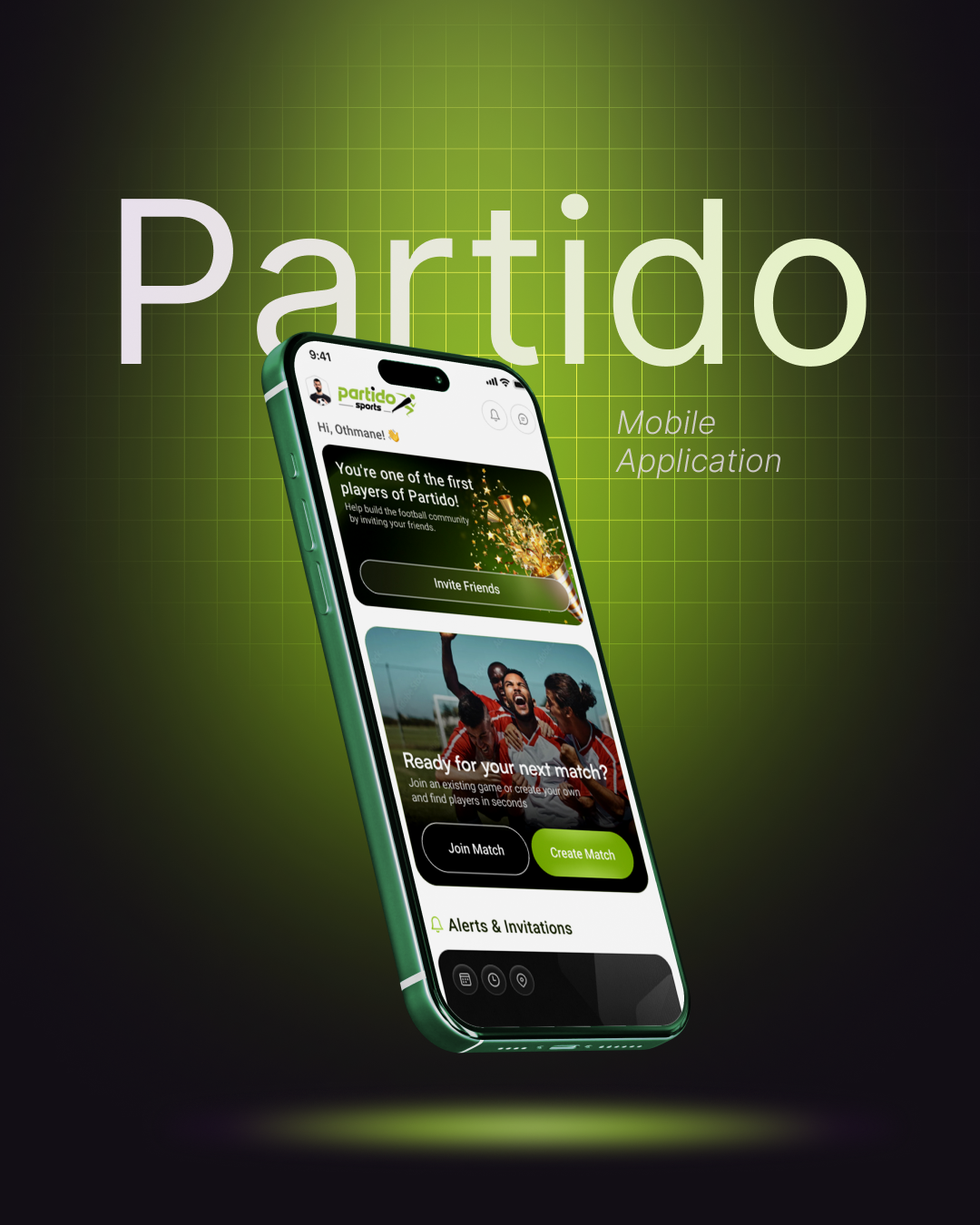 Partido - Mobile App UIUX figma figma design graphic design mobile mobile app design social app ui design uiux