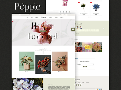🌸 Poppie – Bloom with Elegance animation branding design graphic design illustration logo motion graphics ui ux vector