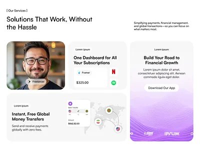 Simple Solutions, Seamless Design branding clean design design illustration minimal ui ux vector