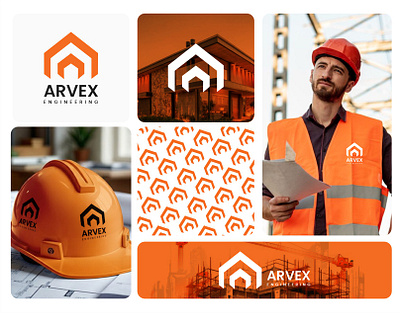 Arvex Engineering – Bold Brand Identity. brand identity branding graphic design logo visual identity