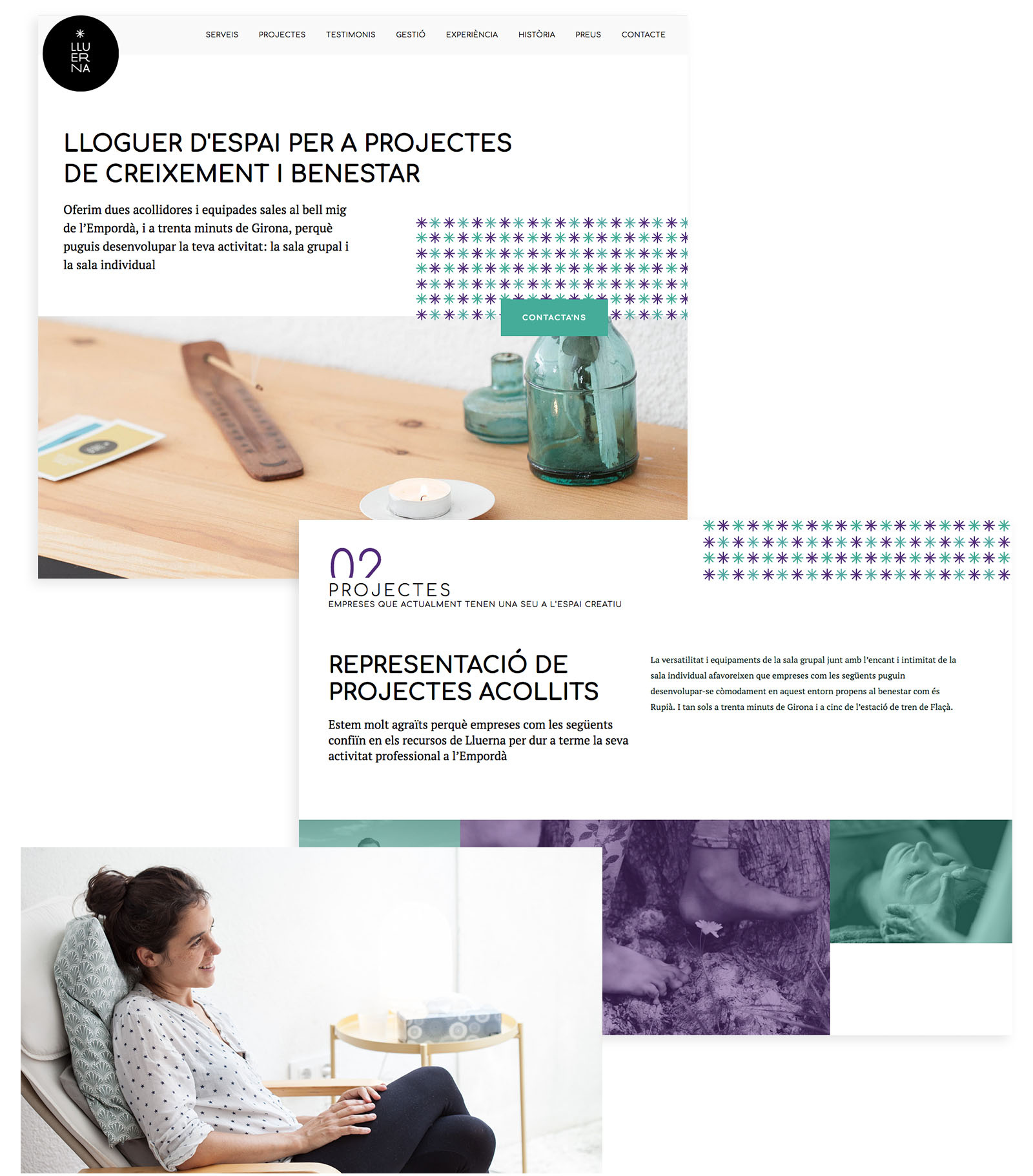 Lluerna branding ui