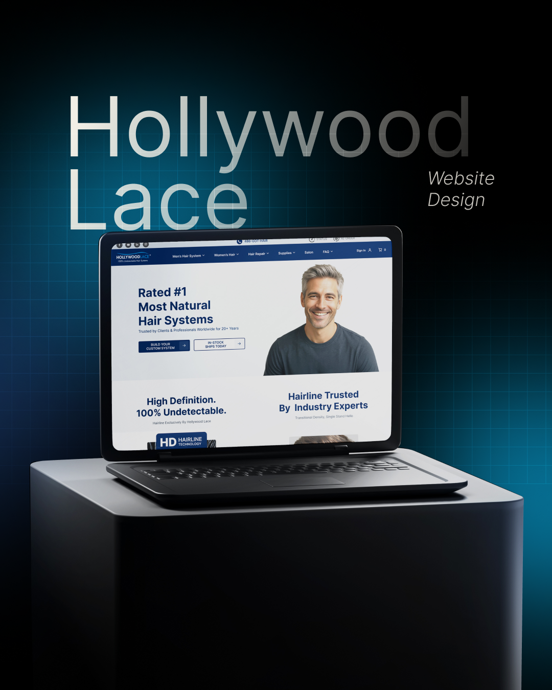 Hollywood Lace - Website Design beauty fashion figma figma design hair ui ui design uiux design website website design website ui ux