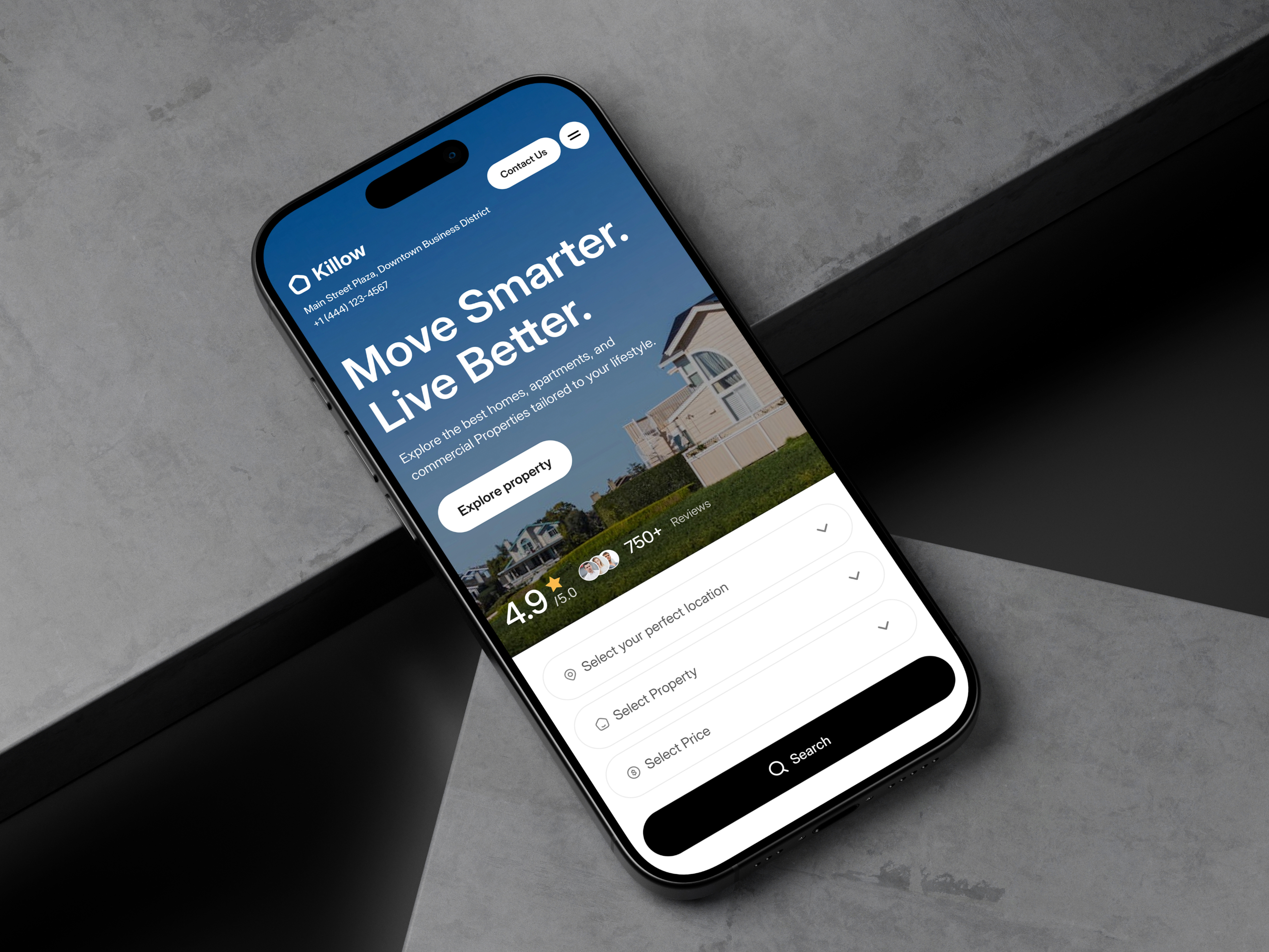 Example of Real Estate  Website Design (12+ Page, )