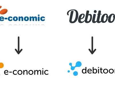 Rebranding e-conomic accounting system illustration research ui ux
