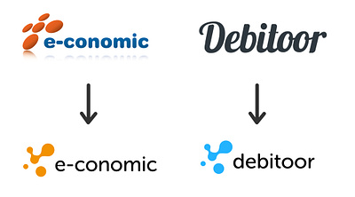 Rebranding e-conomic accounting system illustration research ui ux