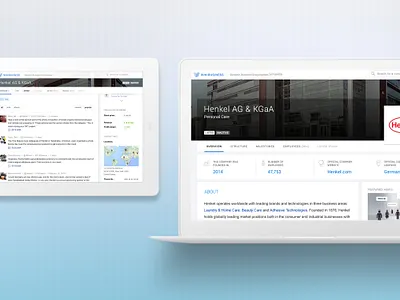 Ocean.io website & product research ui ux