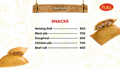 Price Board for The Place design flier graphic design photo manipulation social media design