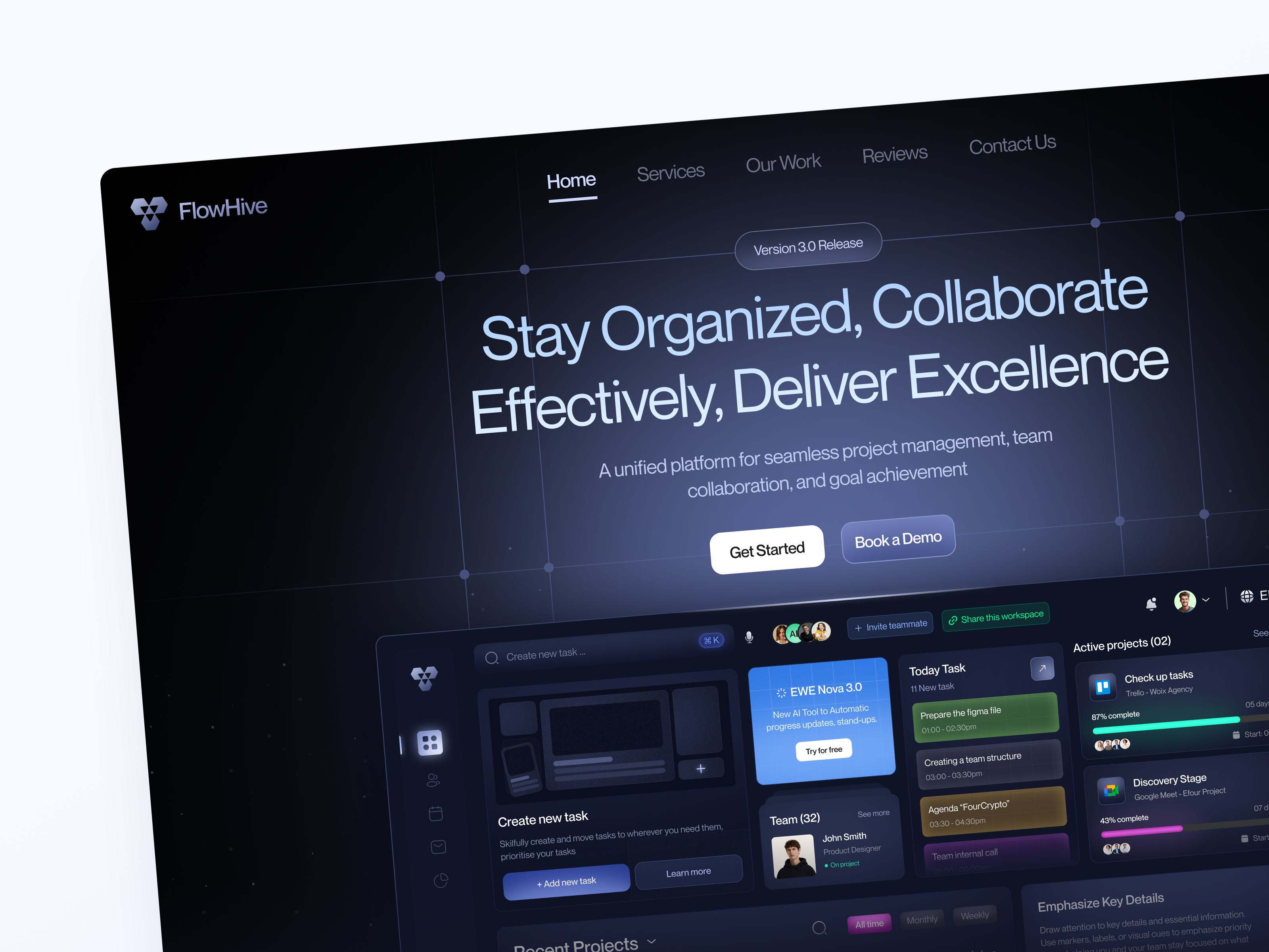 Website Design for SaaS design interface platform product service startup ui ux web website