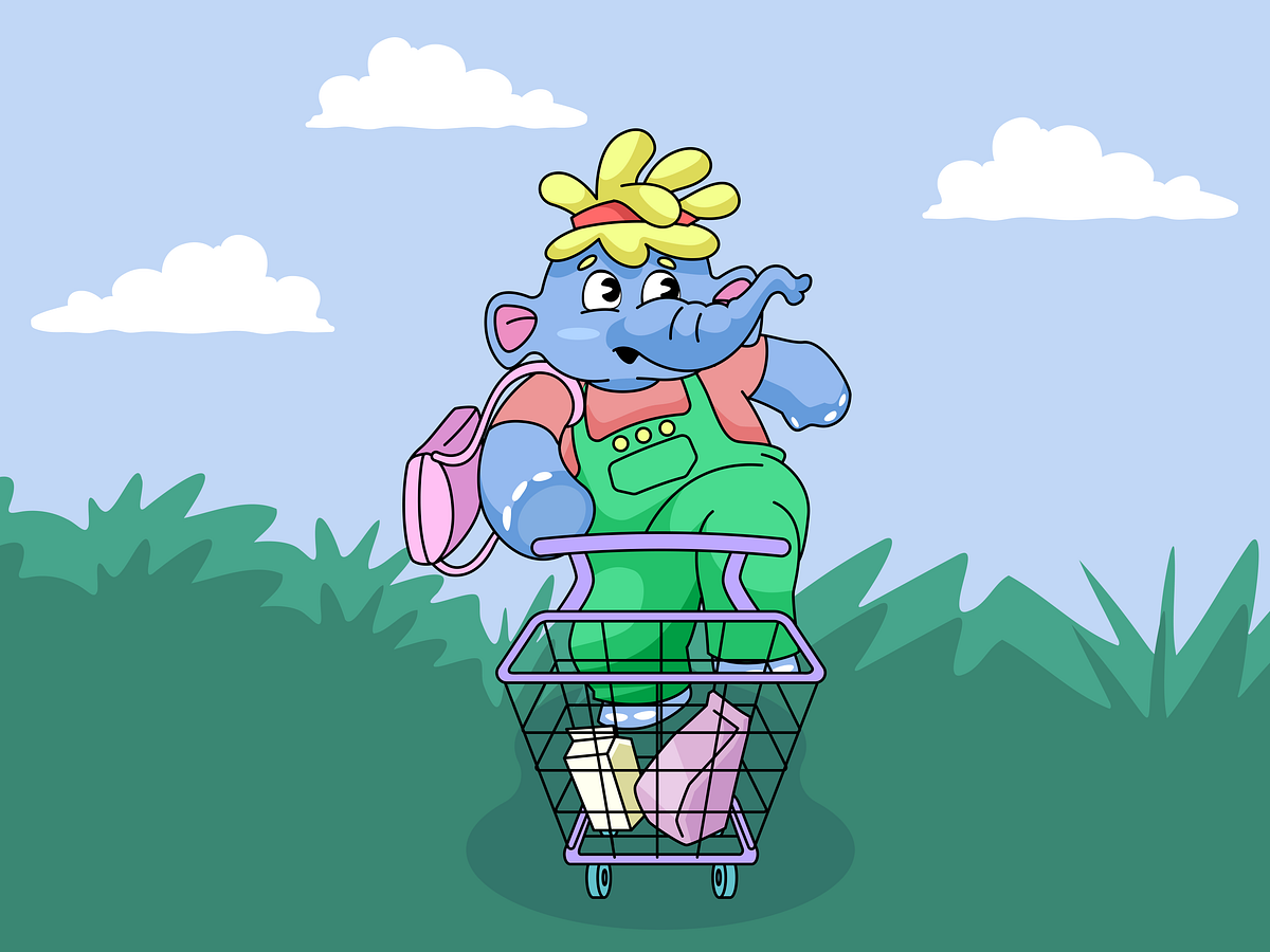 ZuZu Mart Illustration | Branding and Billboards Design Image 3