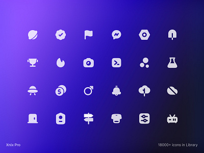 Sneak Peak - Icon pack of Xnix Pro cog icon design icon icon library icon pack icon set iconography icons solid icon xnix xnix pro