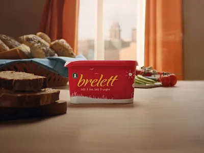 Brelett animation butter drawing illustration motion graphics package packshot