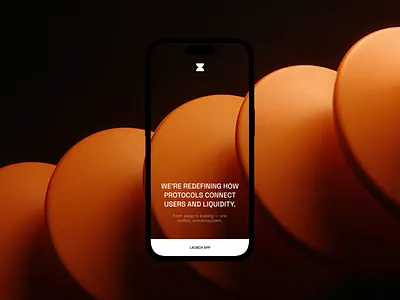 Mobile Main Section 3d blockchain crypto defi mobile motion graphics ui ux web3 website