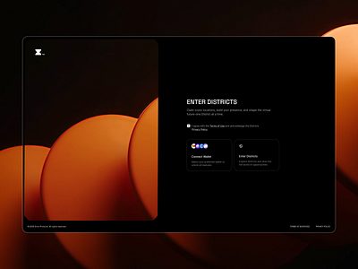 Onboarding Screen 3d blockchain crypto defi motion graphics onboarding ui ux web3