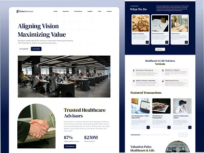 Echo Partners Website Design echo website figma website partners website uiux website design website ui design