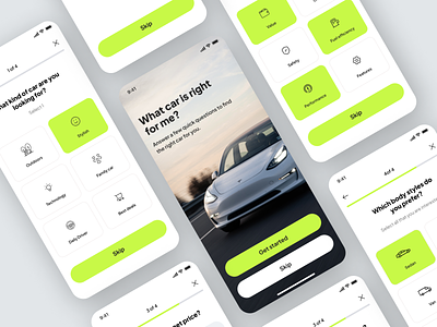 Car Sales - Mobile App. app design booking app booking car car car sales car sell clean design driver find a car mobile rent rent a car rental app rental company sell a car transport ui ux