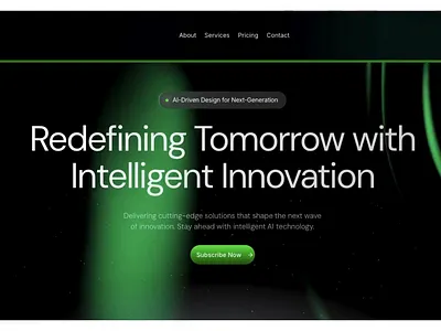 AI-Powered Hero Section ai figma framer hero hero section ui ui ux ux
